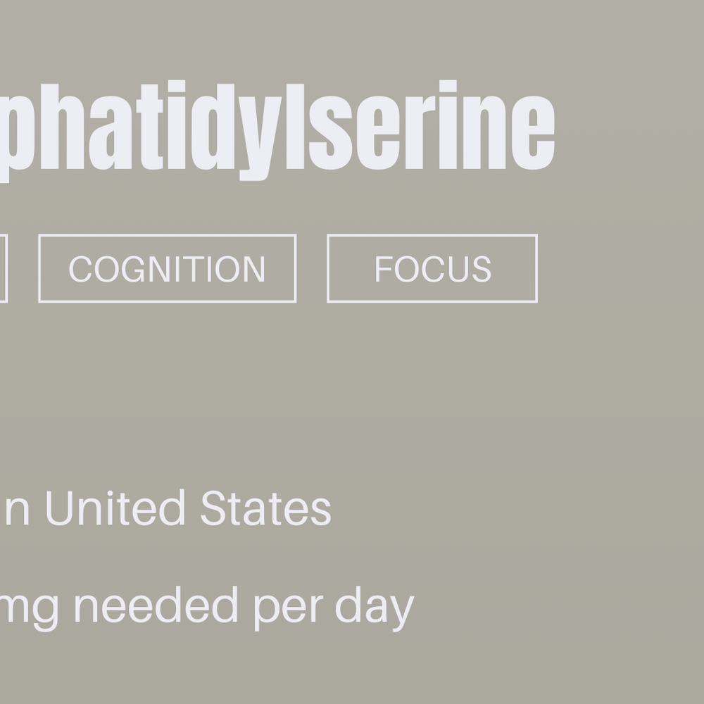 Phosphatidylserine: Nature's Brain Booster